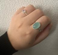 Juvelia カルセドニー　オーバルLLリング【Chalcedony/Oval LL ring】 Review