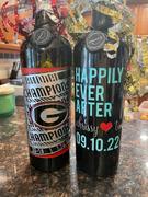 Mano's Wine Happily Ever After Custom Etched Wine Bottle Review