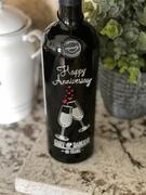 Mano's Wine Anniversary Cheers Custom Etched Wine Bottle Review