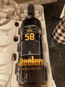 Mano's Wine Pittsburgh Steelers Custom Jersey Etched Wine Review