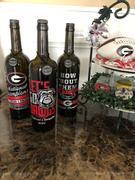 Mano's Wine Georgia 2022 National Champions Let's Go Dawgs Display Bottle Review