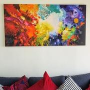 Sally Trace Abstract Paintings Harmonic Vibrations Giclee Prints on Stretched Canvas Review