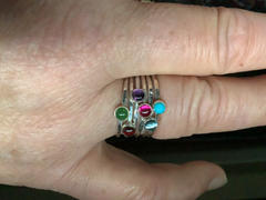 Mikel Grant Jewellery Gemstone Stacking Rings • Sterling Silver & Turquoise • Sample Sale Review