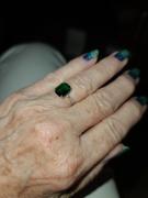 DailySale 4.00 CTTW Genuine Emerald Sterling Silver Ring - Assorted Sizes Review
