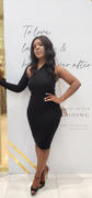 Alieva Dasha Modern Midi Dress (Black) Review