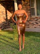 Alieva Anna Sequin Dress (Copper) Review
