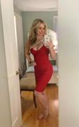 Alieva Diva Rhinestone Bandage Dress (Red) Review