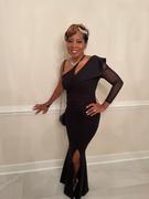 Alieva Abigail One Sleeve Maxi Dress (Black) Review