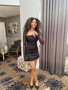 Alieva Maya Draped Corset Mini Dress (Black) Review