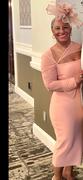 Alieva Mariel Cutout Bandage Midi Dress (Dusty Rose) Review