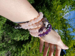 Lily Rose Jewelry Co Limited Edition Triple Power Labradorite, Amethyst, Rose Quartz 108 Mala Necklace Bracelet Review