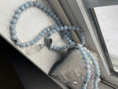 Lily Rose Jewelry Co Aquamarine Conscious Awareness Relaxation 108 Mala Necklace Bracelet Review