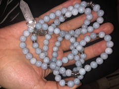 Lily Rose Jewelry Co Aquamarine Conscious Awareness Relaxation 108 Mala Necklace Bracelet Review