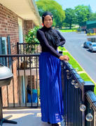 Kabayare Fashion Royal chiffon pleated Maxi Skirt Review