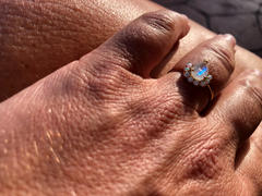 local eclectic Opal & Moonstone Ballerina Ring Review