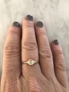 local eclectic Art Deco Diamond Triangle Ring Review