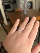 local eclectic Rose Gold Rainbow Moonstone & Topaz Dancing Fairy Ring Stack Review