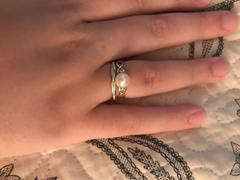 local eclectic White Opal Inlay Ring in Gold Review