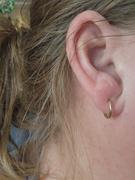 local eclectic Solid Gold Simple Huggie Hoops Review