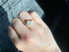 local eclectic Opal & Rainbow Moonstone Venezian Fantasy Ring Review