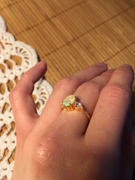 local eclectic Opal & Rainbow Moonstone Venezian Fantasy Ring Review