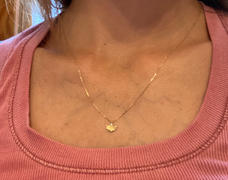 local eclectic Solid Gold Ginkgo Leaf Diamond Necklace Review