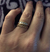 local eclectic Solid Gold Chain Link Ring Review