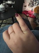 local eclectic Solid Gold Chain Link Ring Review