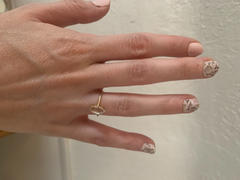 local eclectic Solid Gold Gemstone Marquise Ring in White Topaz Review