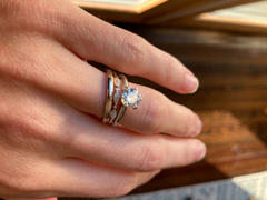 local eclectic Solid Gold Triple Opal and Diamond Band Review