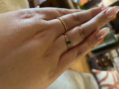 local eclectic Solid Gold Aquatic Agate Ring for Grounding Review