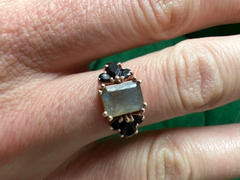 local eclectic Labradorite & Black Spinel Empress Ring Review