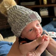Love Your Melon Baby White Speckled Pom Beanie Review