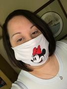 Love Your Melon Minnie Mouse Adult Reusable Dual Layer White Cloth Face Mask Review