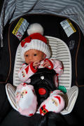 Love Your Melon Red and White Silver Foil Baby Pom Beanie Review