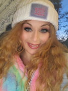 Love Your Melon White Chenille Patch Cuffed Beanie Review