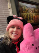 Love Your Melon Minnie Mouse Pink and Black Double Pom Beanie Review