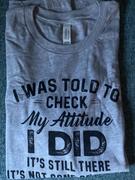 Peachy Sunday I Was Told To Check My Attitude Tee Review