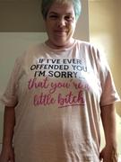 Peachy Sunday If I Ever Offended You Tee Review