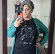The Feminist Vibe Sit Like A Lady | Feminist Womens Tee Review