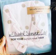 KITSCH Luxe Shower Cap - Blush Dot Review