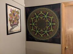 Pumayana Trippy Psy Tapestry | Shamanic Wall Hanging | Psy Art | Mesca Review