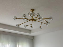SILJOY LIGHTING Modern Brass Sputnik Ceiling Light Review