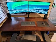 Desky® Desky Dual Rubberwood Sit Stand Desk Review