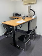 Desky® Desky L-Shape Melamine Sit Stand Desk Review