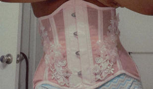 Bunny Corset Kimaya Bespoke Pink Mesh Corset Review