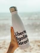 The Feminist Shop Feminist Water Bottle - Liberté Egalité Sororité, Bold Review