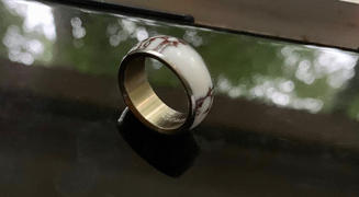 Minter and Richter Designs Stone Titanium Wedding Ring | EVERY DROP OF WILD HORSE JASPER Review