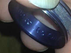 Minter and Richter Designs MERLIN | Titanium & M3 Blue Wedding Ring Review