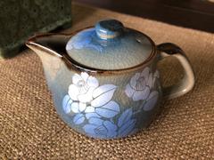 JAPAN KUTANI SHOP Ginsai Blue Camellia Kutani Japanese Teapot Review